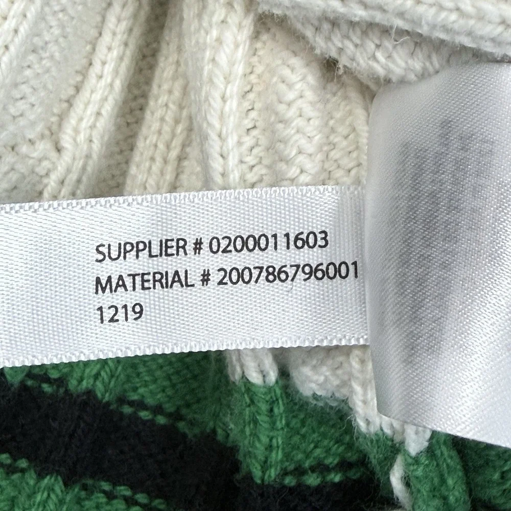 Lauren Ralph Lauren Cable Knit V Neck Sweater Womens M - Picture 3 of 11